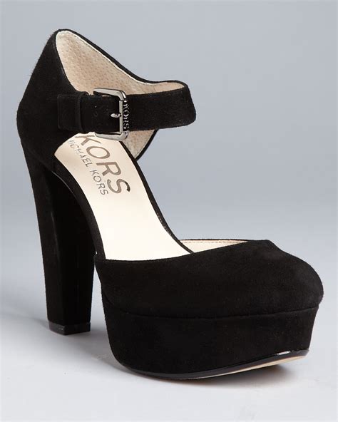 beige high heels michael kors|Michael Kors black platform heels.